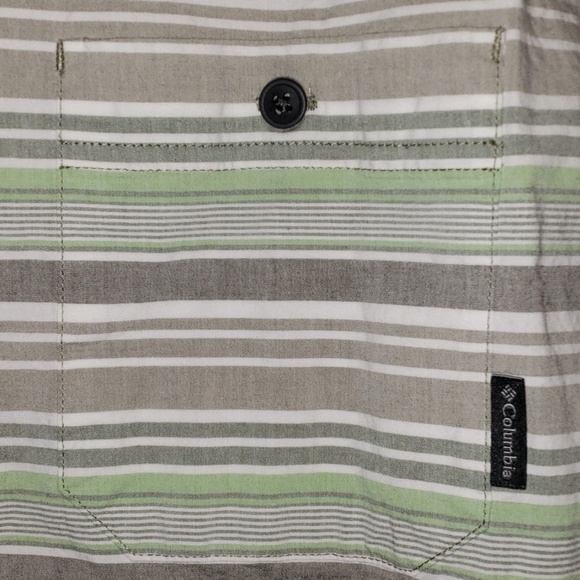 Columbia outdoors casual button down striped - Picture 2 of 4